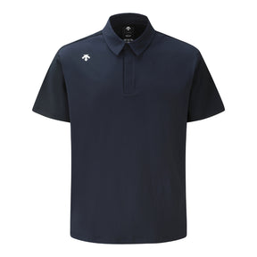 WOVEN HYBRID Y-COLLARED SHORT-DLEEVED T-SHIRT 男士 高爾夫短袖翻領上衣