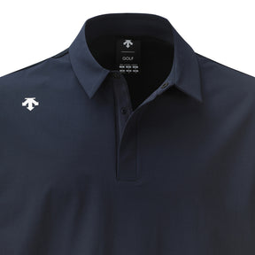 WOVEN HYBRID Y-COLLARED SHORT-DLEEVED T-SHIRT 男士 高爾夫短袖翻領上衣