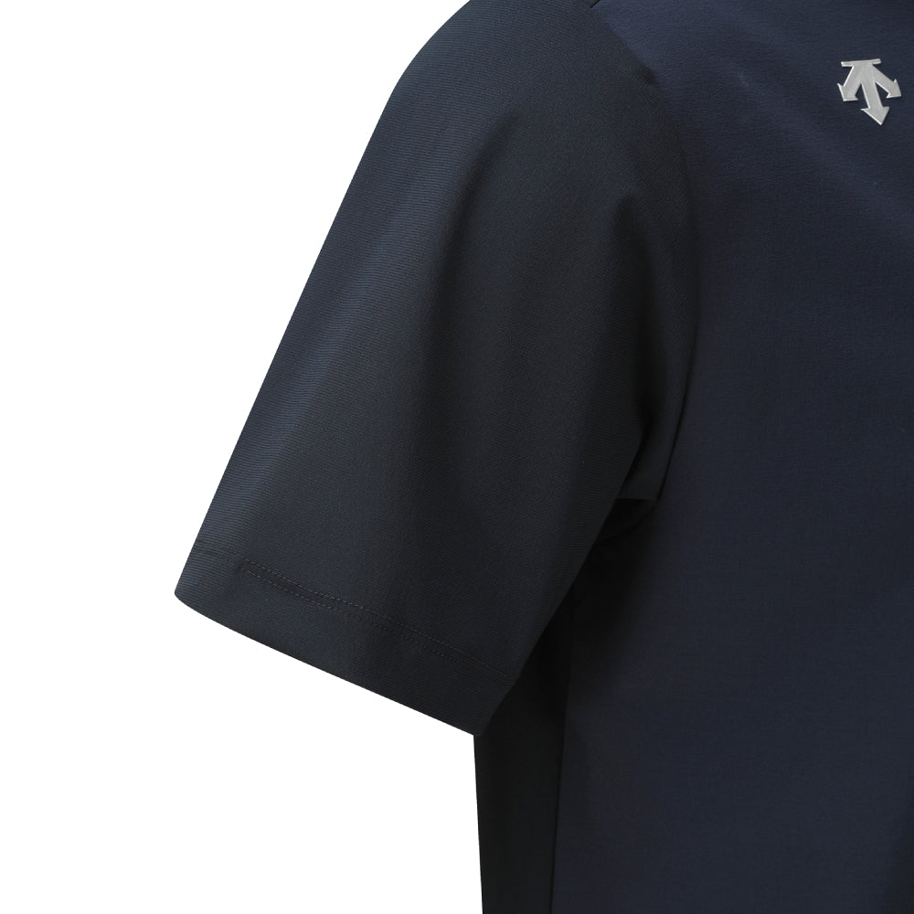 WOVEN HYBRID Y-COLLARED SHORT-DLEEVED T-SHIRT 男士 高爾夫短袖翻領上衣