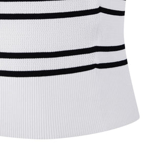 STRIPE COLLARED PULLOVER 女士 高爾夫翻領上衣