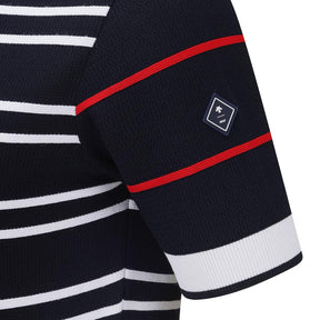 STRIPE COLLARED PULLOVER 女士 高爾夫翻領上衣