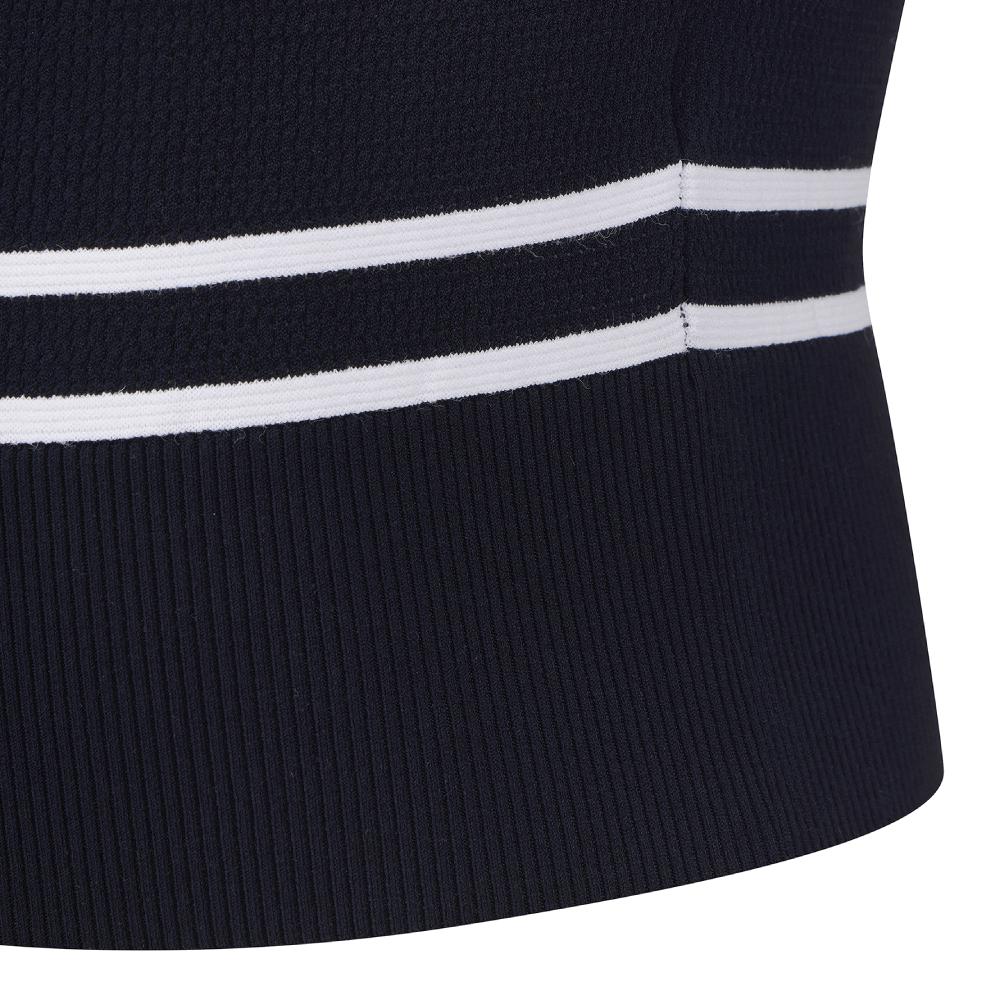 STRIPE COLLARED PULLOVER 女士 高爾夫翻領上衣