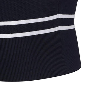 STRIPE COLLARED PULLOVER 女士 高爾夫翻領上衣
