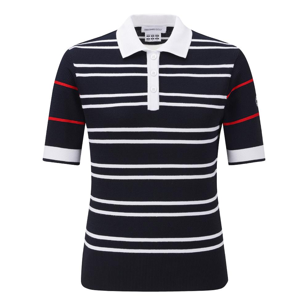 STRIPE COLLARED PULLOVER 女士 高爾夫翻領上衣