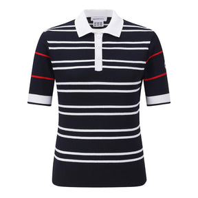 STRIPE COLLARED PULLOVER 女士 高爾夫翻領上衣