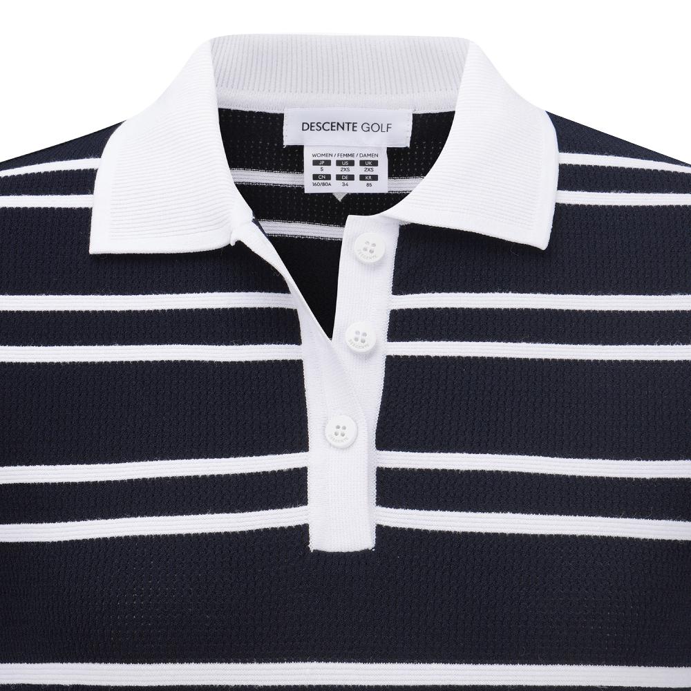STRIPE COLLARED PULLOVER 女士 高爾夫翻領上衣
