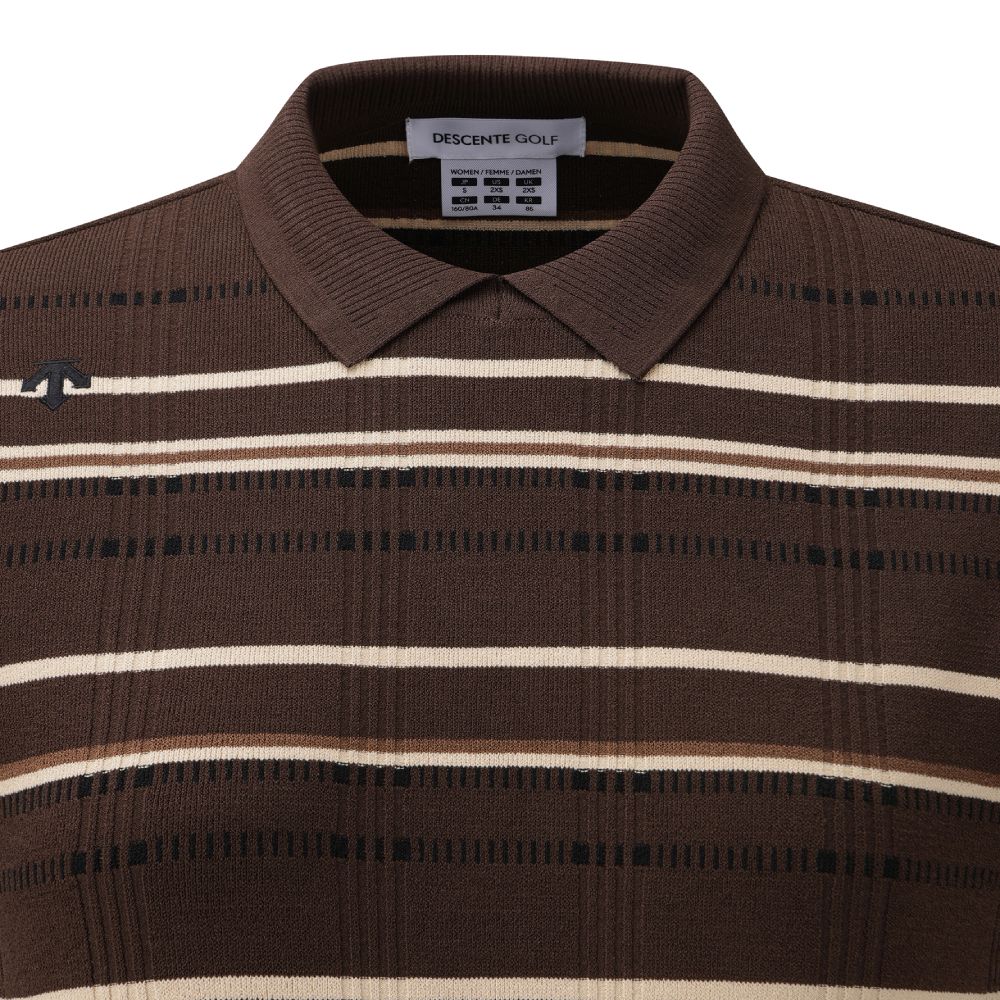CHECKERED COLLARED PULLOVER 女士 高爾夫翻領上衣