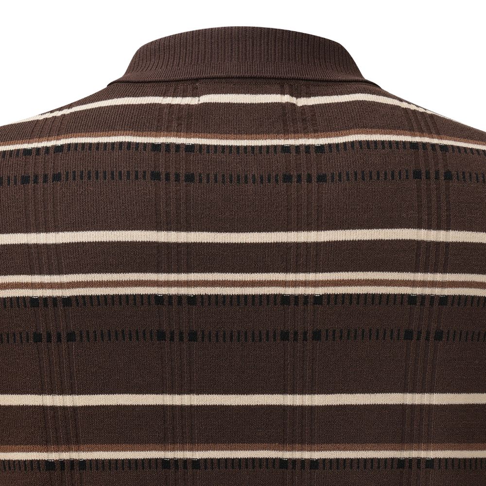 CHECKERED COLLARED PULLOVER 女士 高爾夫翻領上衣