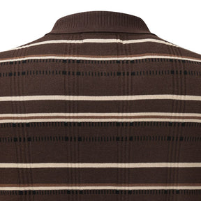 CHECKERED COLLARED PULLOVER 女士 高爾夫翻領上衣