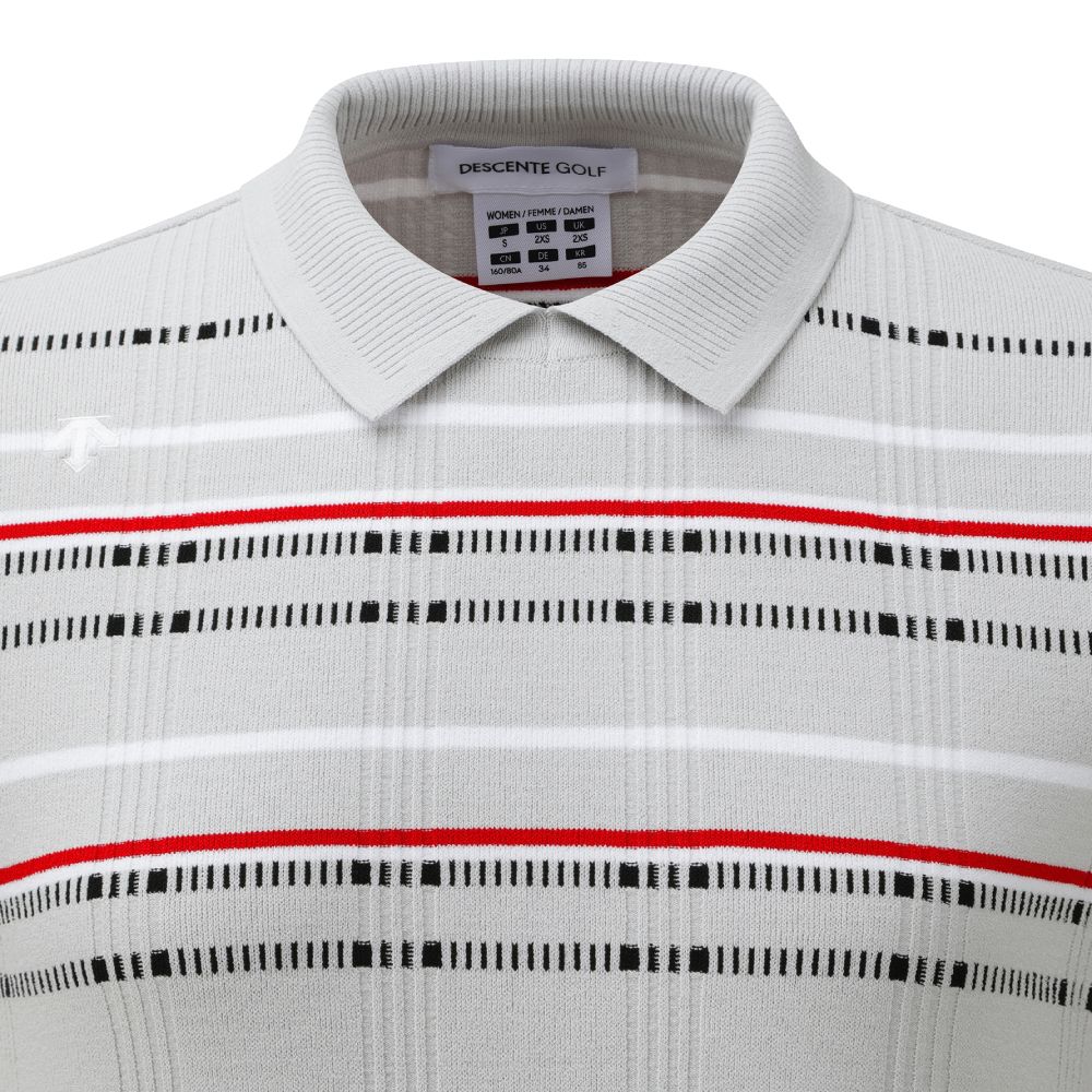CHECKERED COLLARED PULLOVER 女士 高爾夫翻領上衣