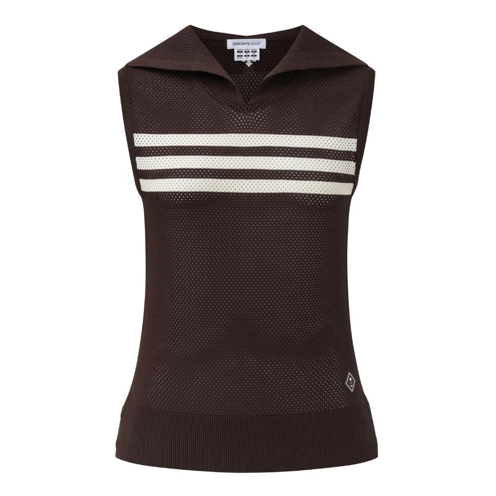 MESH COVER-UP KNIT VEST 女士 高爾夫背心