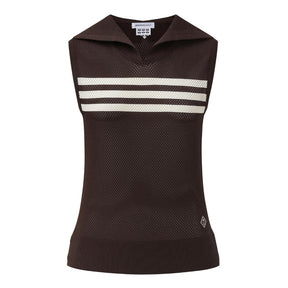 MESH COVER-UP KNIT VEST 女士 高爾夫背心