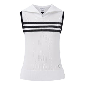 MESH COVER-UP KNIT VEST 女士 高爾夫背心