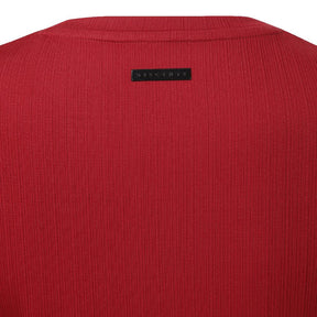 WOMEN'S RIBBED SHORT SLEEVE T-SHIRT 女士 運動上衣