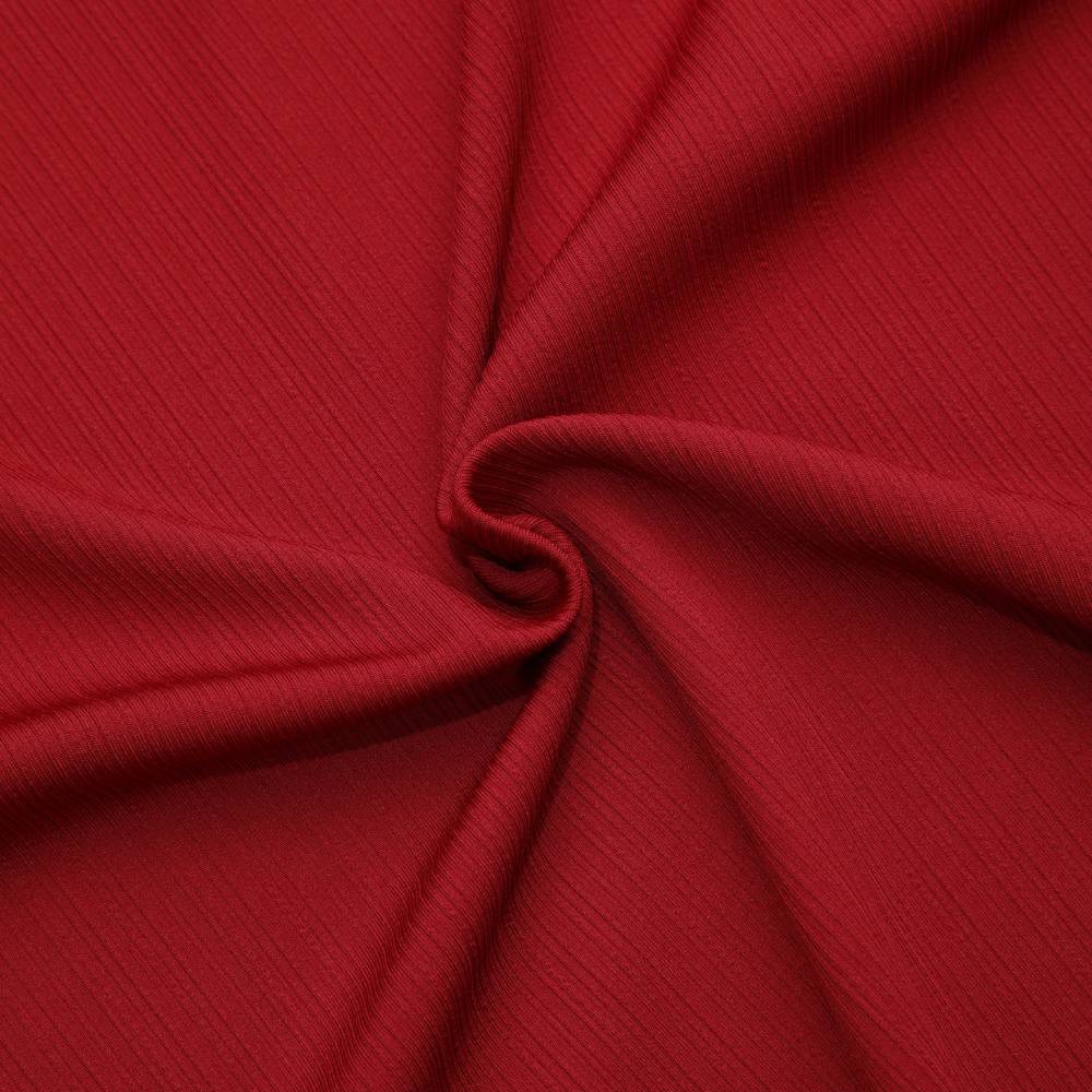 WOMEN'S RIBBED SHORT SLEEVE T-SHIRT 女士 運動上衣