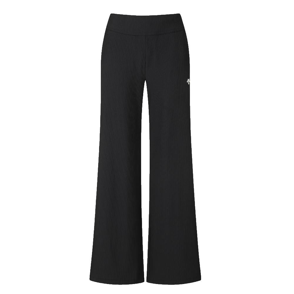 WOMEN RIBBED SEMI-WIDE FLEECE PANTS 女士 運動長褲