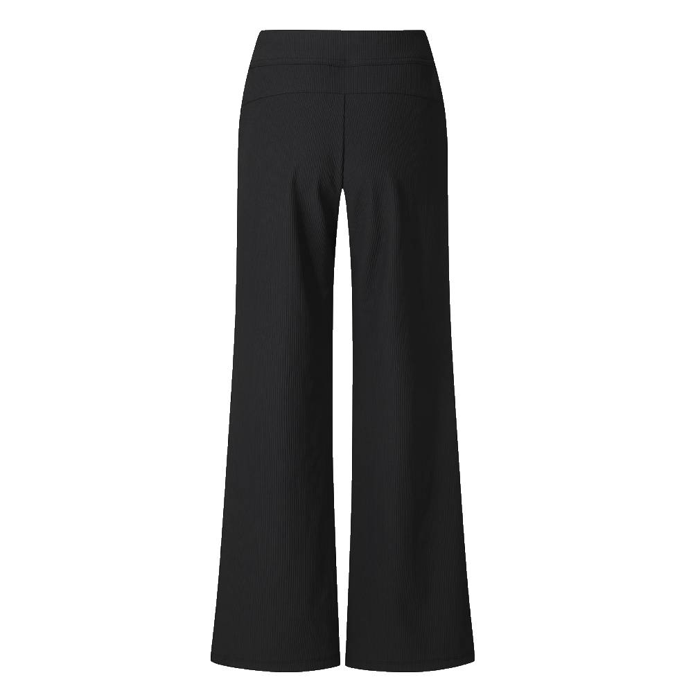 WOMEN RIBBED SEMI-WIDE FLEECE PANTS 女士 運動長褲