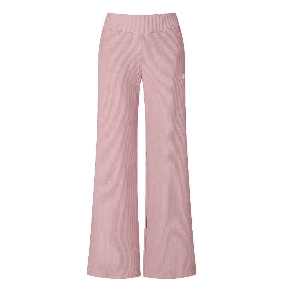 WOMEN RIBBED SEMI-WIDE FLEECE PANTS 女士 運動長褲