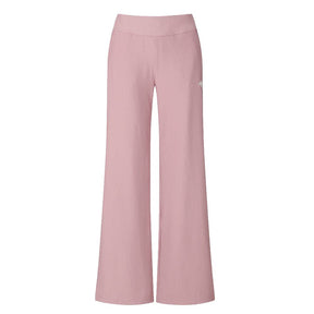WOMEN RIBBED SEMI-WIDE FLEECE PANTS 女士 運動長褲