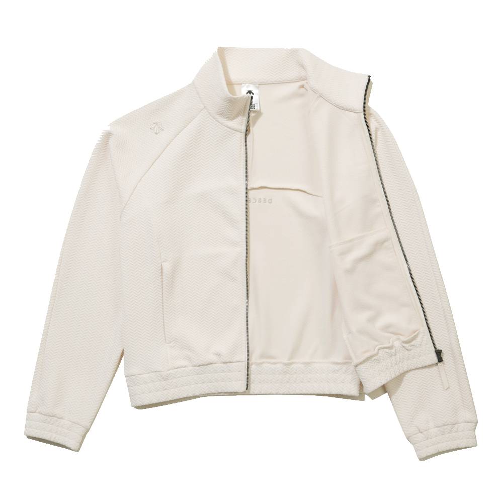WOMEN JAQUARD FLEECE JACKET 女士 運動外套