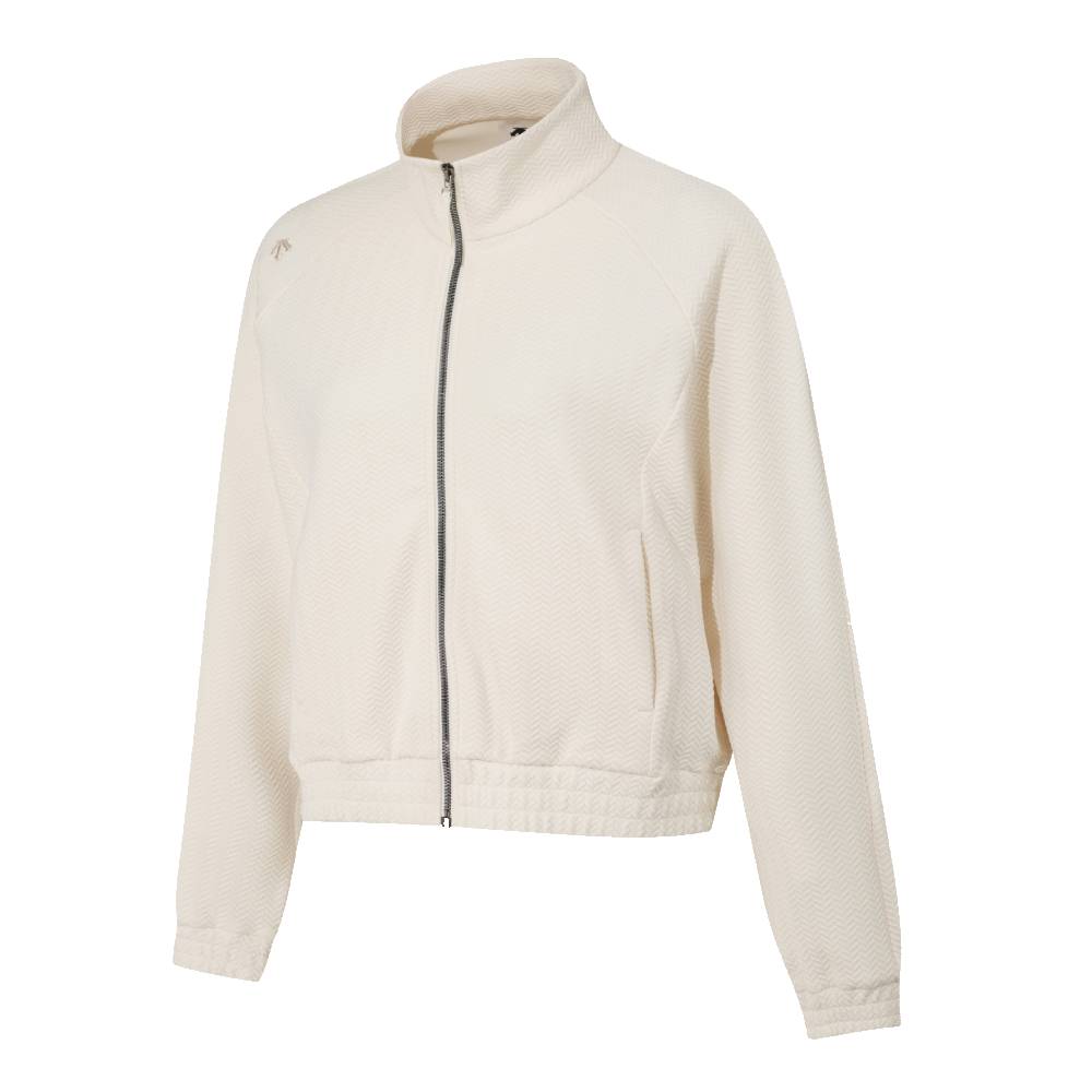 WOMEN JAQUARD FLEECE JACKET 女士 運動外套