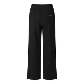 WOMEN JAQUARD WIDE FLEECE PANTS 女士 運動長褲