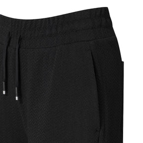 WOMEN JAQUARD WIDE FLEECE PANTS 女士 運動長褲