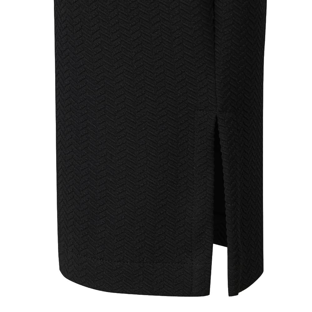 WOMEN JAQUARD WIDE FLEECE PANTS 女士 運動長褲