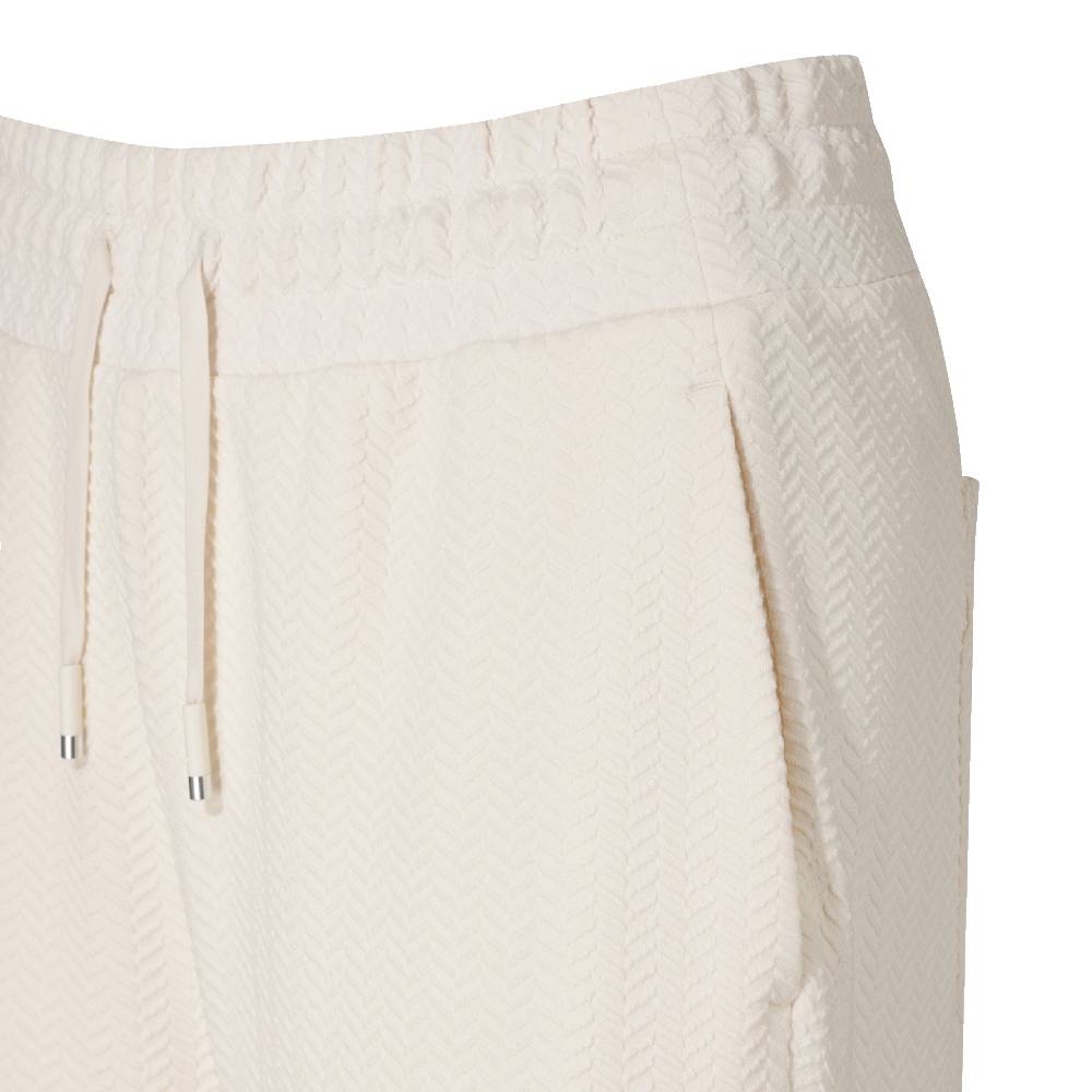 WOMEN JAQUARD WIDE FLEECE PANTS 女士 運動長褲