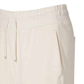 WOMEN JAQUARD WIDE FLEECE PANTS 女士 運動長褲
