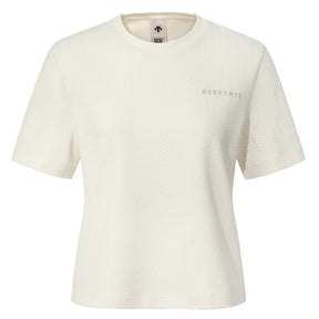 WOMEN JAQUARD SHORT-SLEEVE HEAVY T-SHIRTS 女士 運動上衣
