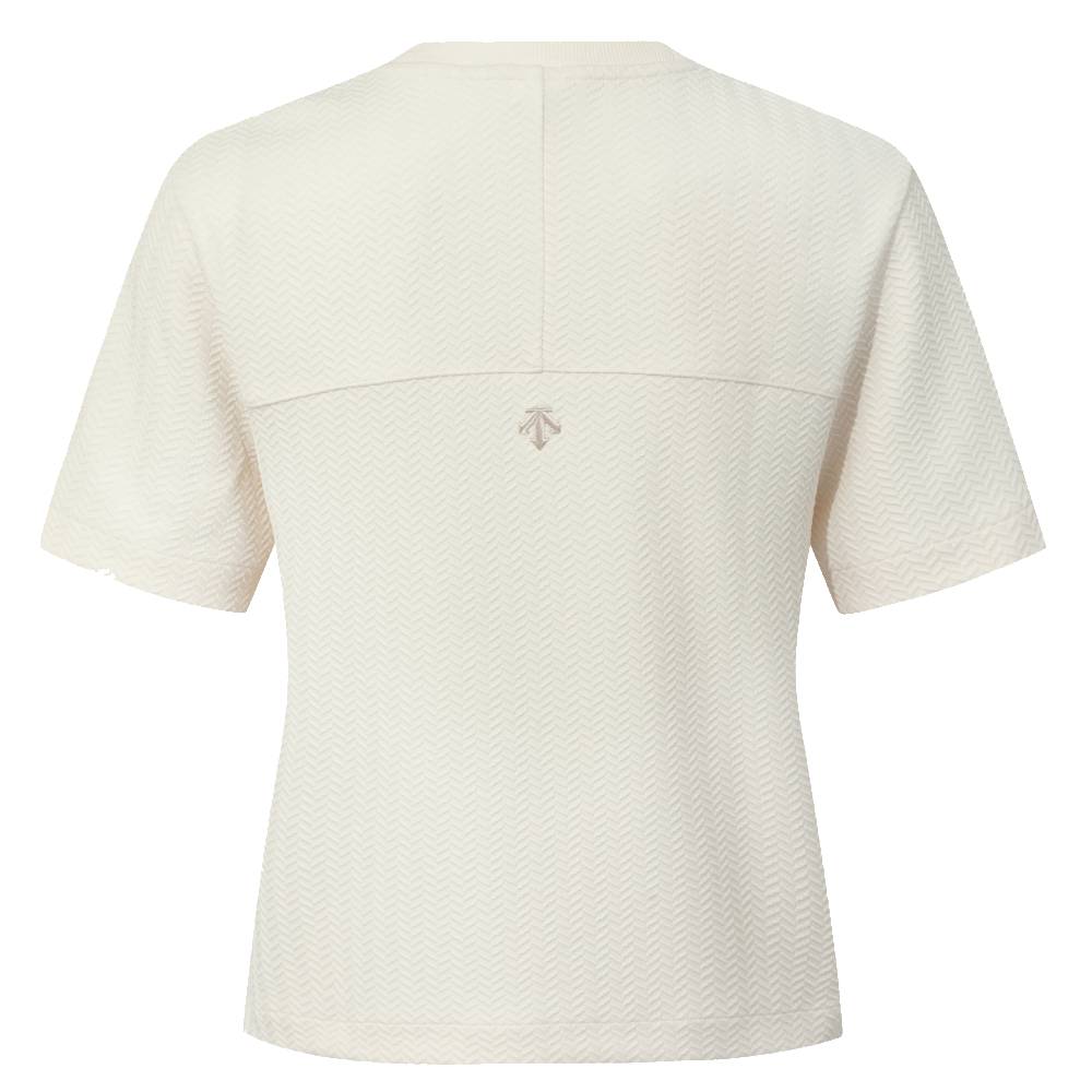 WOMEN JAQUARD SHORT-SLEEVE HEAVY T-SHIRTS 女士 運動上衣