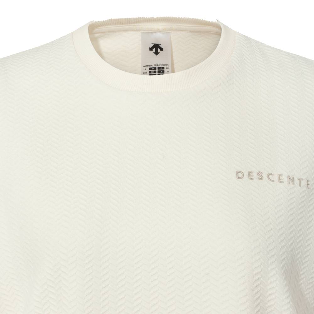 WOMEN JAQUARD SHORT-SLEEVE HEAVY T-SHIRTS 女士 運動上衣