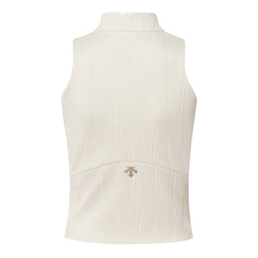 WOMEN'S RIBBED HALF-NECK ZIP-UP BRA TOP 女士 運動背心