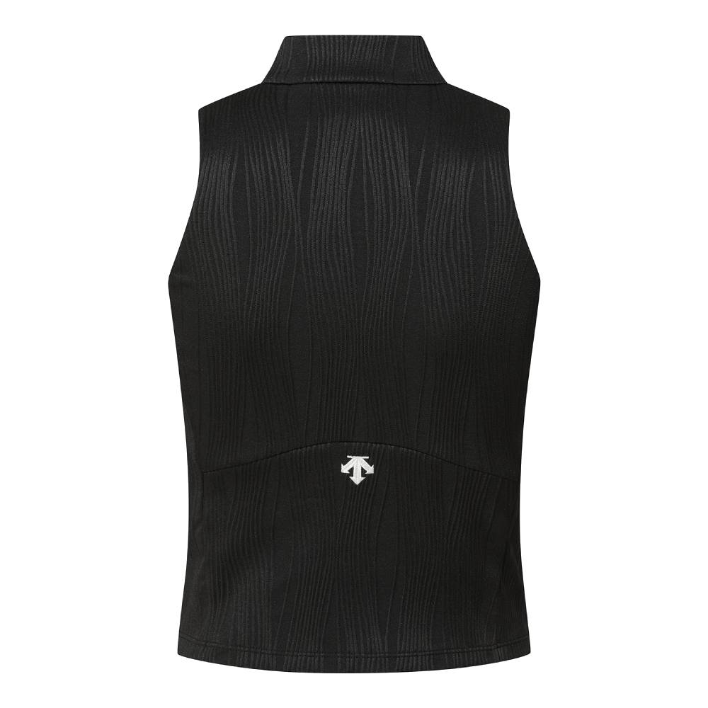 WOMEN'S RIBBED HALF-NECK ZIP-UP BRA TOP 女士 運動背心