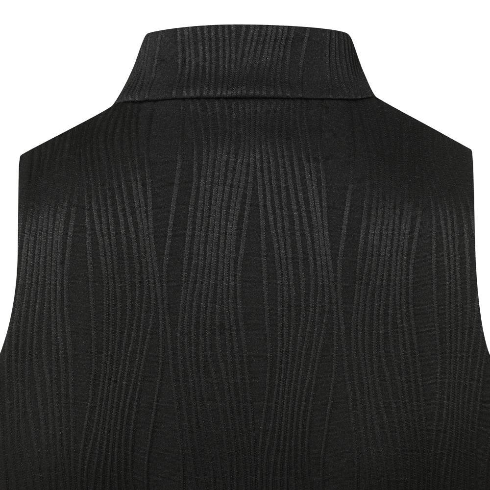 WOMEN'S RIBBED HALF-NECK ZIP-UP BRA TOP 女士 運動背心