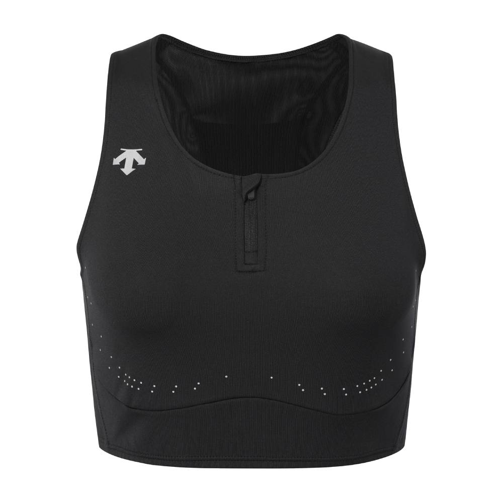 [WOMEN'S RUNNING] CROPPED HALF-ZIP SINGLET 女士 運動背心