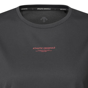 W RUNNING FIELD SENSOR CROP GRAPHIC SS TEE 女士 運動上衣