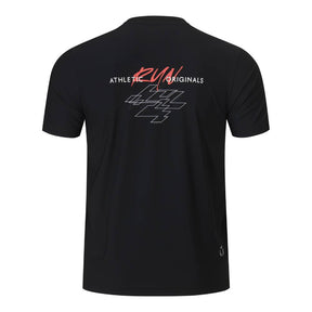 BACK GRAPHIC SHORT SLEEVET-SHIRTS 中性 運動上衣