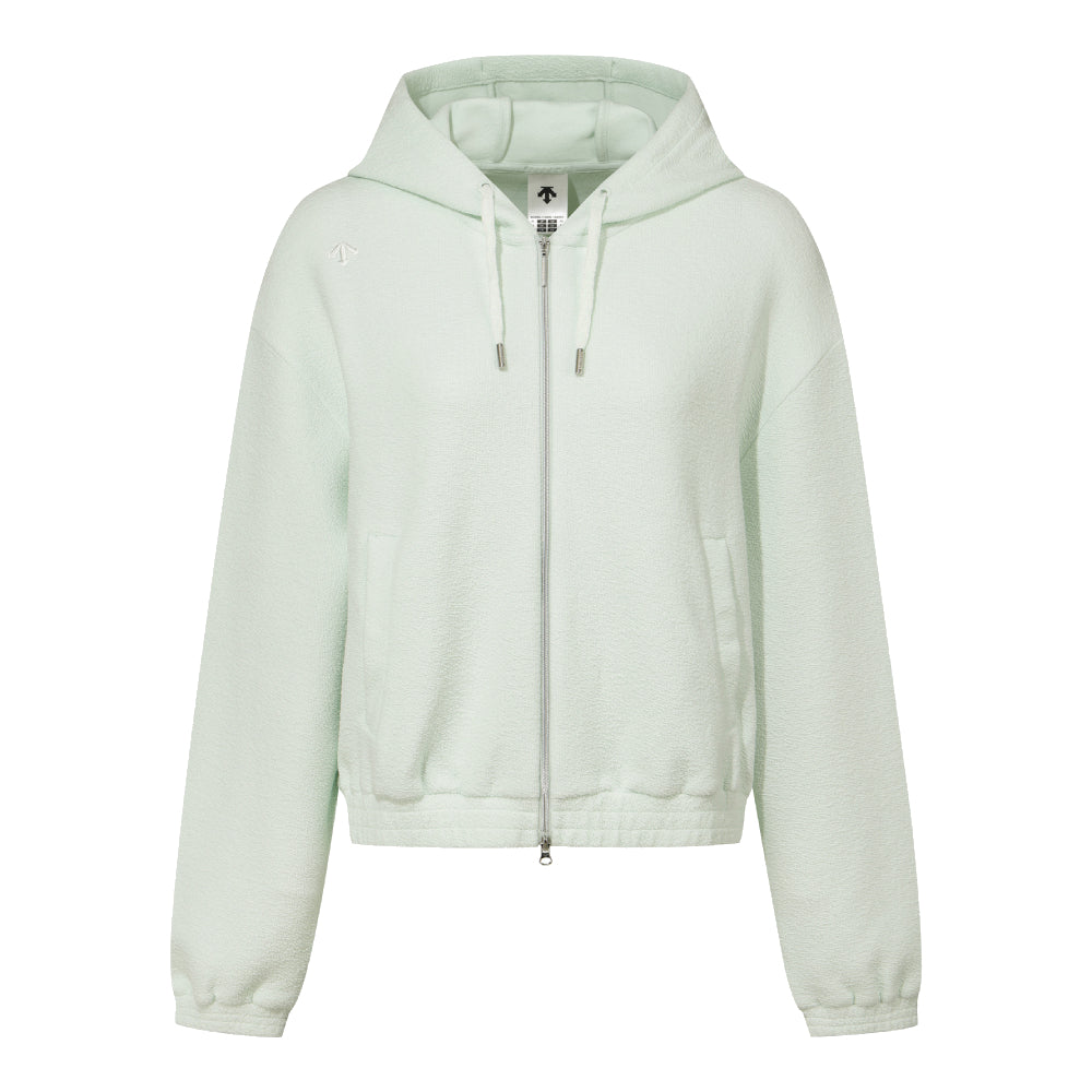 W TERRY SEMI-LOOSE FIT TRAINING HOODED ZIPUP 女士 運動外套