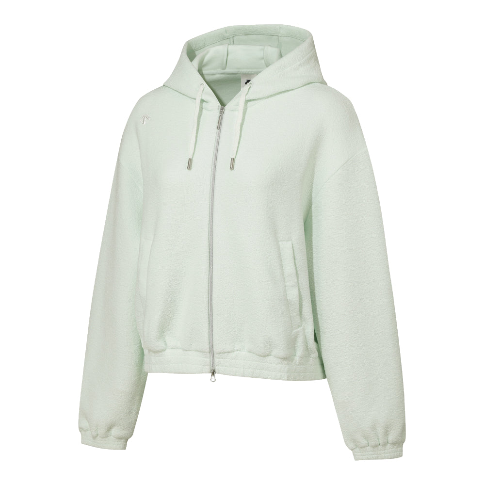 W TERRY SEMI-LOOSE FIT TRAINING HOODED ZIPUP 女士 運動外套