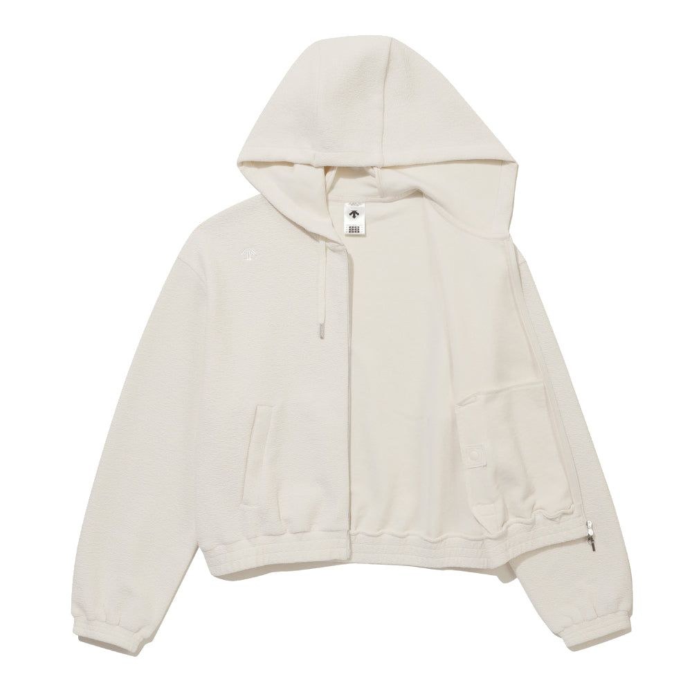 W TERRY SEMI-LOOSE FIT TRAINING HOODED ZIPUP 女士 運動外套