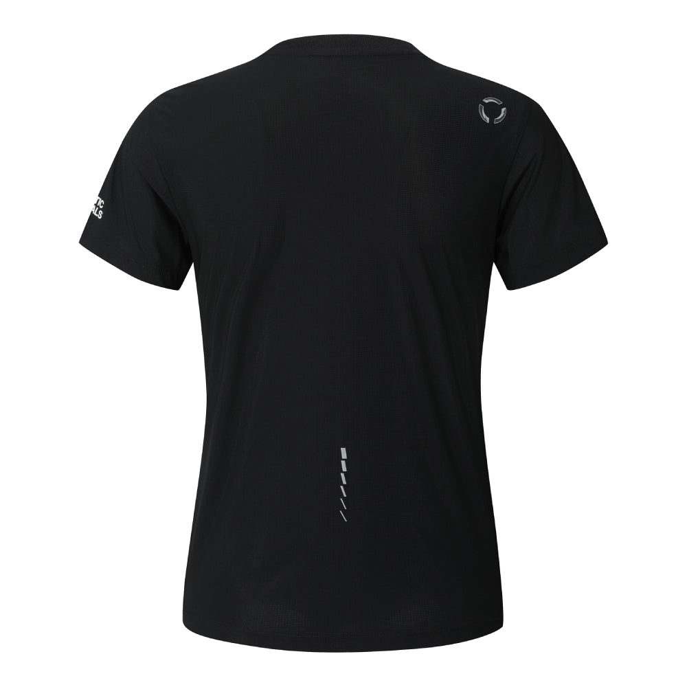 FULL-MESH (OR COLOR-BLOCKED) SHORT-SLEEVE TEE 女士 運動上衣