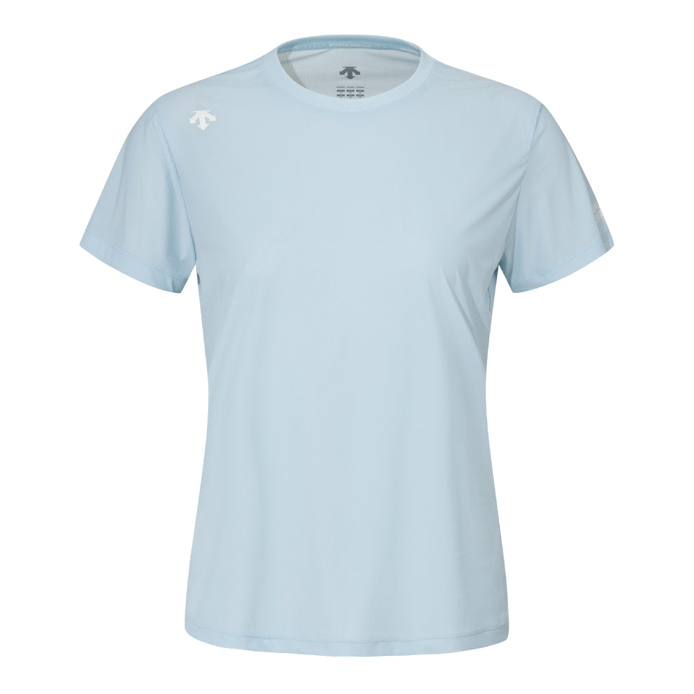FULL-MESH (OR COLOR-BLOCKED) SHORT-SLEEVE TEE 女士 運動上衣