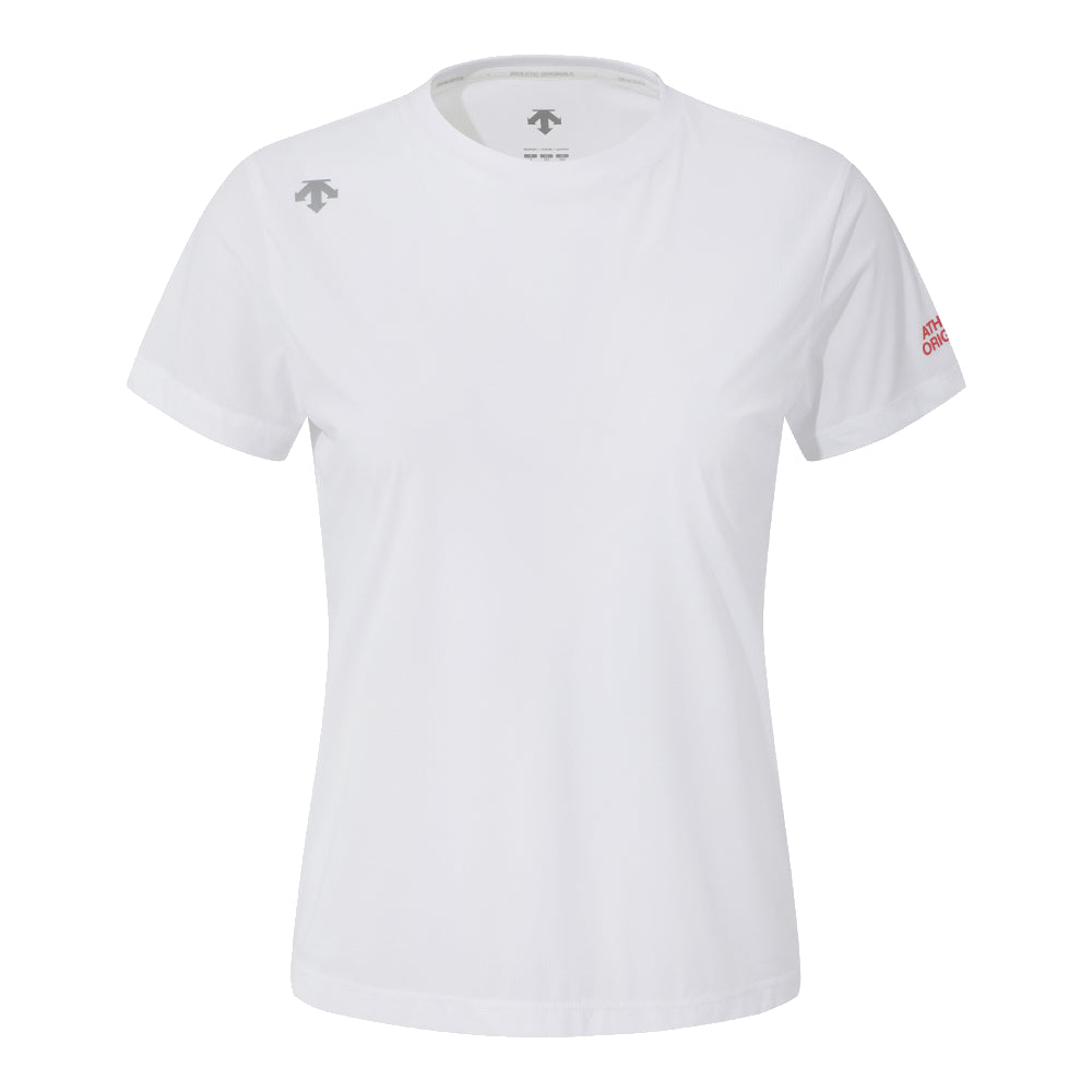 FULL-MESH (OR COLOR-BLOCKED) SHORT-SLEEVE TEE 女士 運動上衣