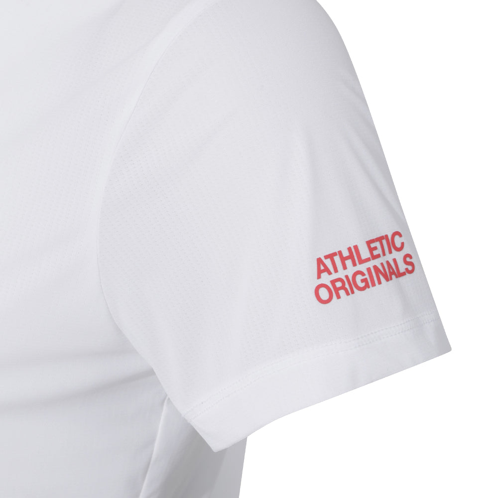 FULL-MESH (OR COLOR-BLOCKED) SHORT-SLEEVE TEE 女士 運動上衣