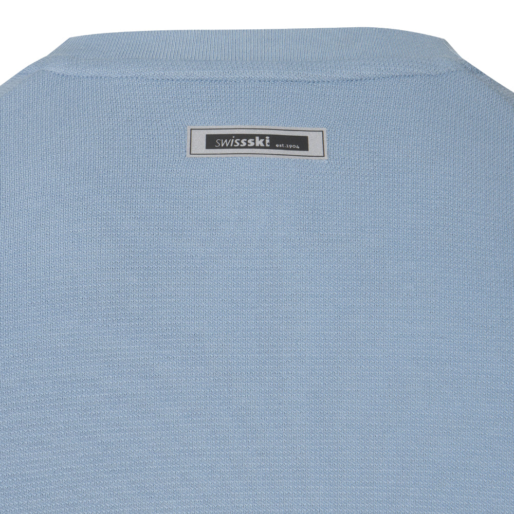 [SWISS SKI] BRUSHED LONG-SLEEVE ROUND T-SHIRT 男士 運動上衣