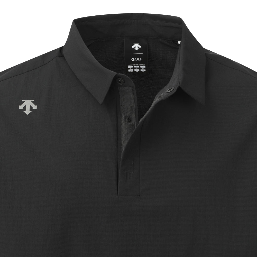 PREMIUM WOVEN Y-COLLARED SHORT-SLEEVED POLO 男士 高爾夫POLO衫