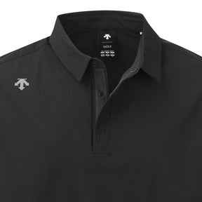 PREMIUM WOVEN Y-COLLARED SHORT-SLEEVED POLO 男士 高爾夫POLO衫