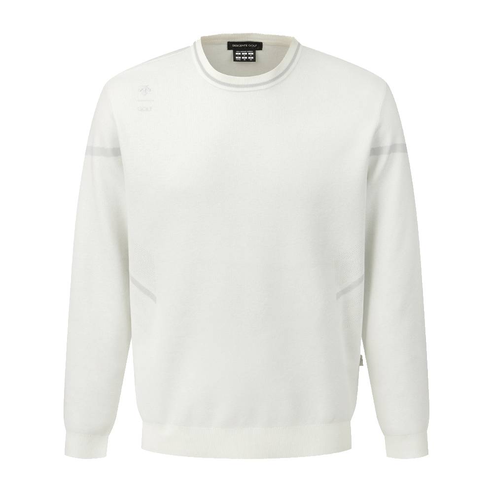 SOLID SINGLE-LAYERED ROUND SWEATER 男士 高爾夫針織衫